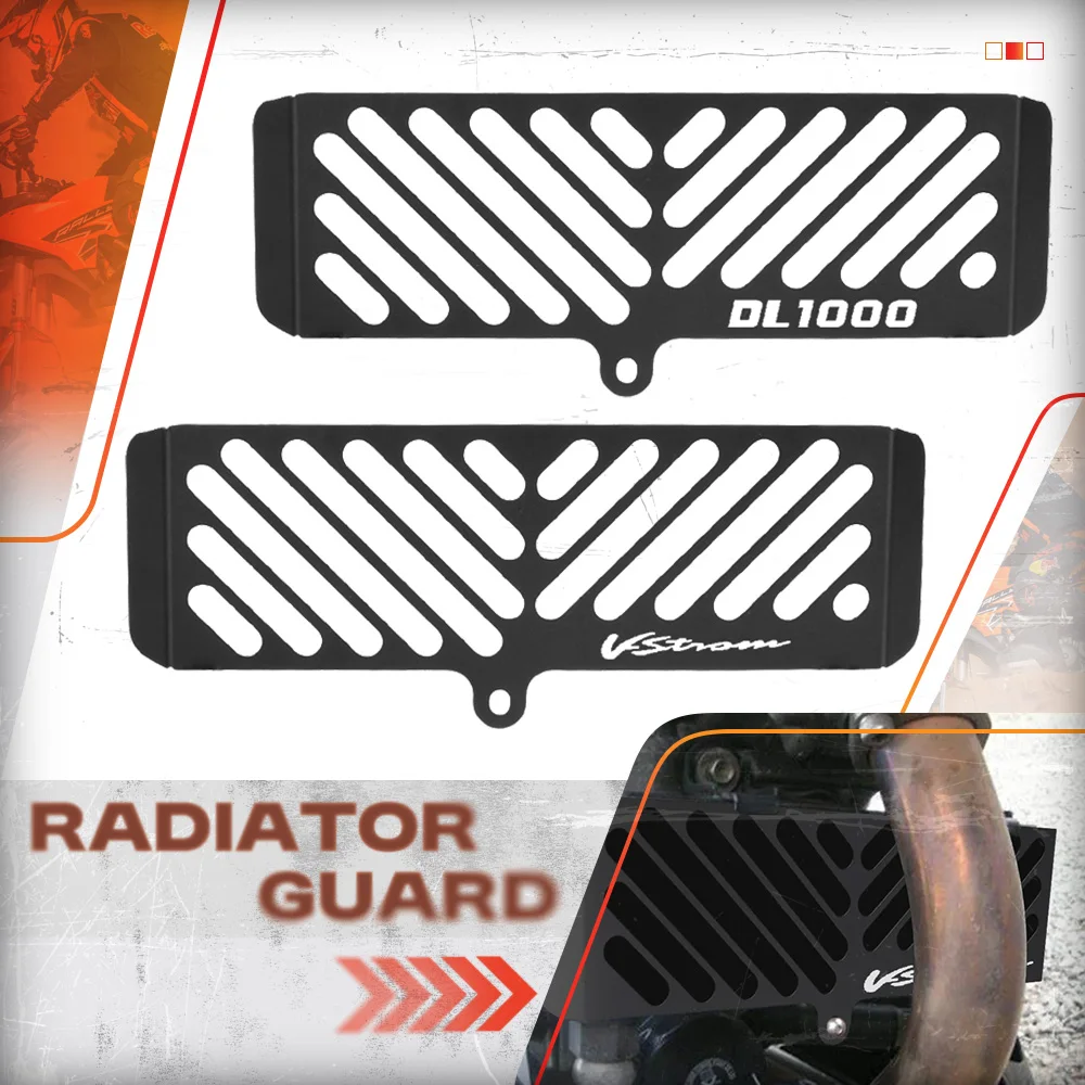 

V-Strom DL1000 Radiator Grille Guard Cover For SUZUKI V-STROM 1000 2003-2007 Motorcycle Oil Cooler Radiator Grill Net Protector