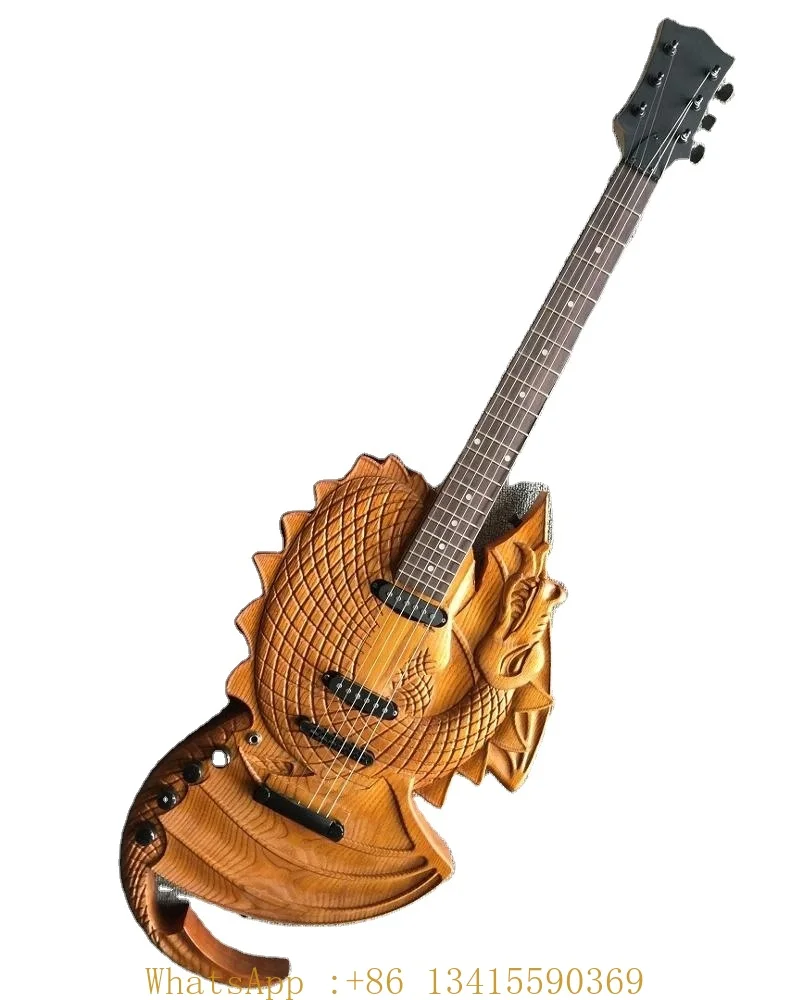 

6 String Carved Nice Shape Electric Guitar