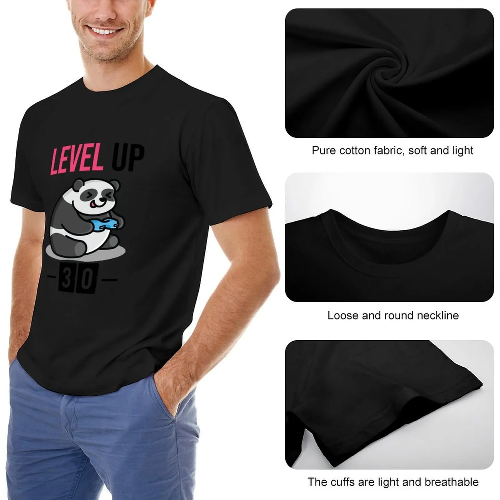 30 years - 30th birthday T-Shirt quick-drying street wear blue archive tee shirts for men image 5
