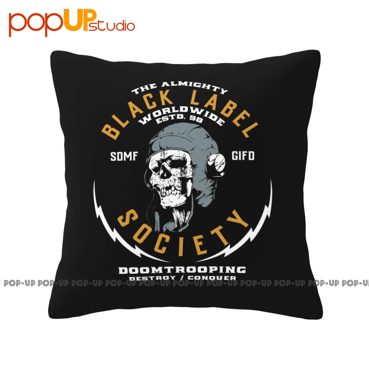 Silky Authentic Black Label Society 2020 Tour Zakk Wylde Ozzy P-269 Pillowcase Throw Pillow Cover Breathable