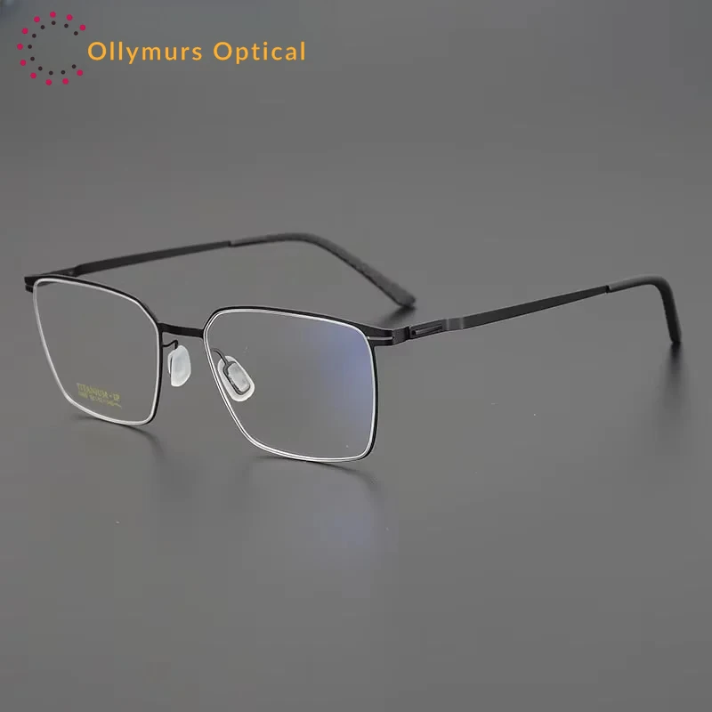 

Men Super Quality Eyewear Pure Titanium Flexible Ultra Light Optical Glasses Frames For Male Prescription Recipe Spectacle