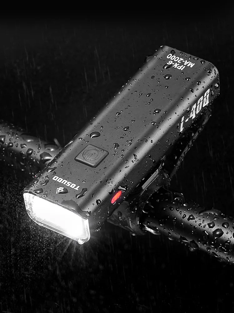 AliExpress TOSUOD Bicycle Light 200/400/600/800LM IPX6 Waterproof Type-C Portable Flashlight MTB Road Bike Aluminum Cycling Headlight