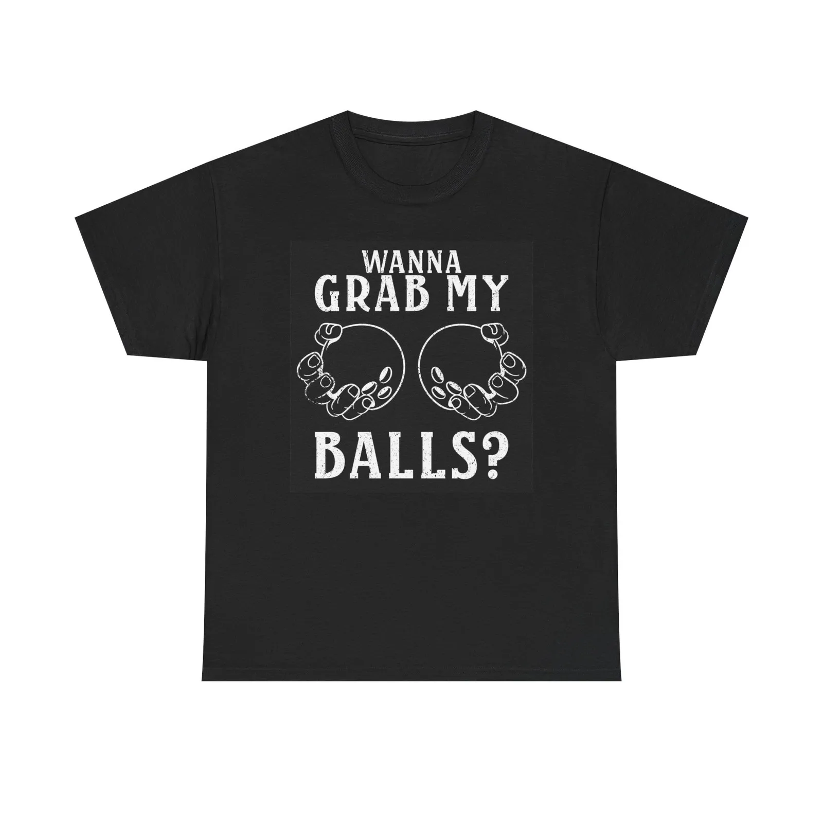 

Wanna Grab My Bowling Balls Graphic T Shirt Brand New Cotton Tee