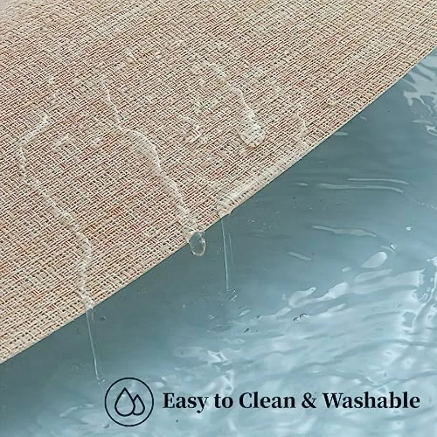 Placemats - Heat-Resistant, Non-Slip Table Mats, Washable Woven Vinyl for Indoor and Outdoor Dining view 5