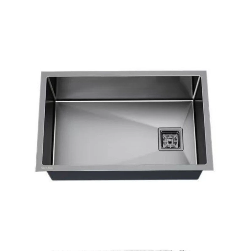 

Gun Ash Nano 304 Stainless Steel Sink Thickened Kitchen Household Undercounter Basin Single Undercounter