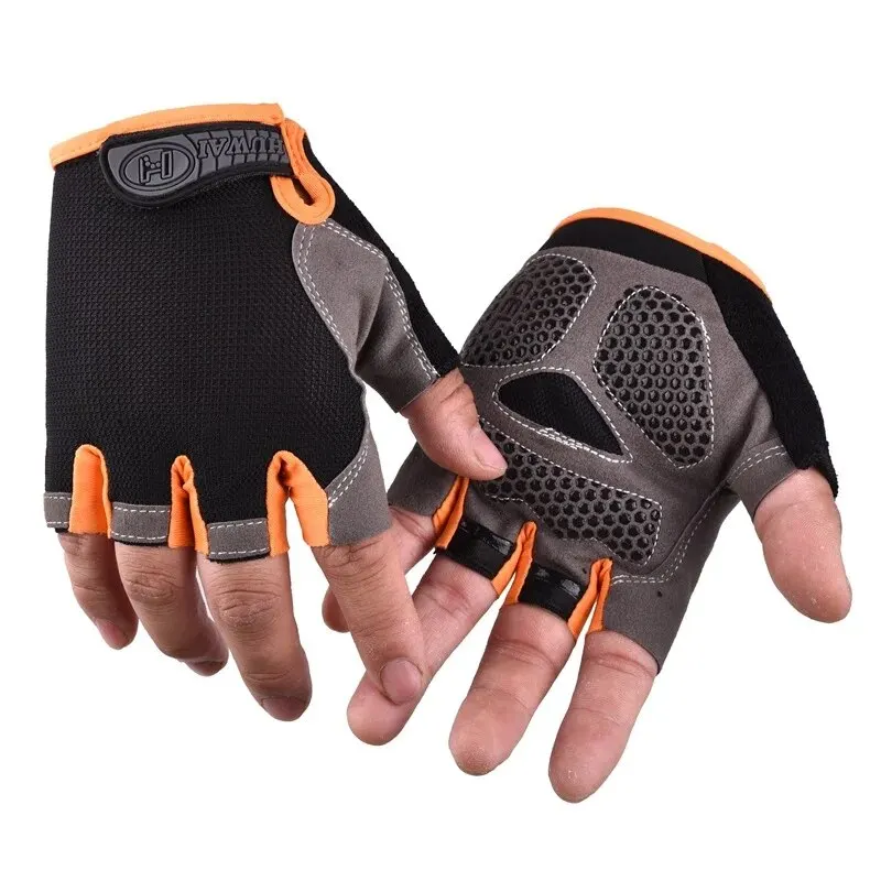 Outdoor Cycling MEN\'S AND WOMEN\'S Half Finger Gloves for Mountaineering, Fitness, Yoga, Shock Absorption, Anti Slip Glove