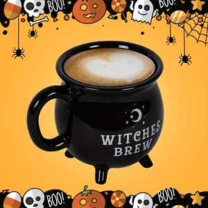 Witch Brew Coffee Tasse, Keramikgläser Wasser, Winter Sommergläser, 350 ml Geburtstagsgeschenke, 11,8oz, 1pc 8 Hauptverkäufe Hexenmecher - №1