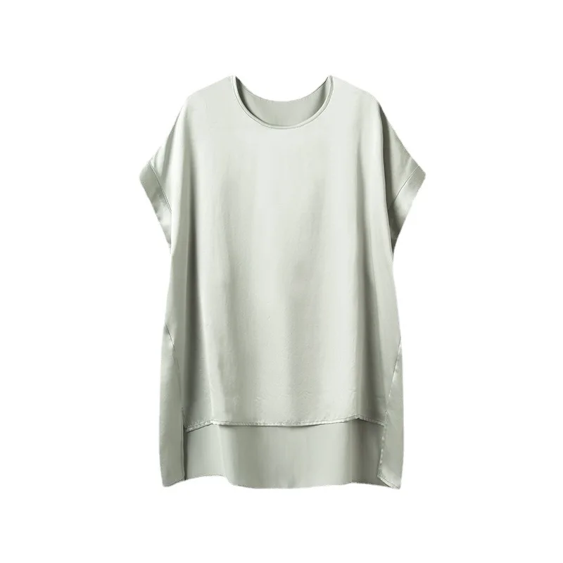 

Birdsky, 1PC Women short sleeve shirts blouse shirt pullover Tee Top office lady 100% mulberry silk. S-391