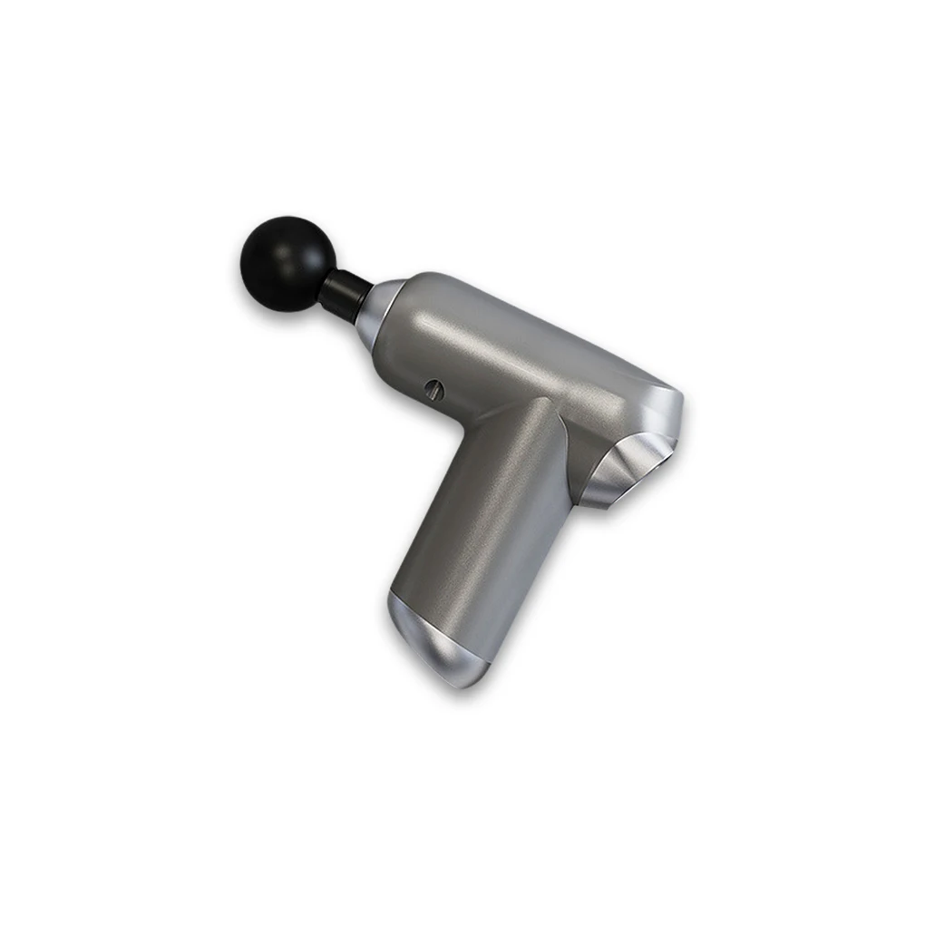 

Массажер для фасции, ЖК-дисплей, перезаряжаемый, регулируемый, для массажа мышц, портативный, для релаксации плеч, с 4-х годов, серебристо-серый