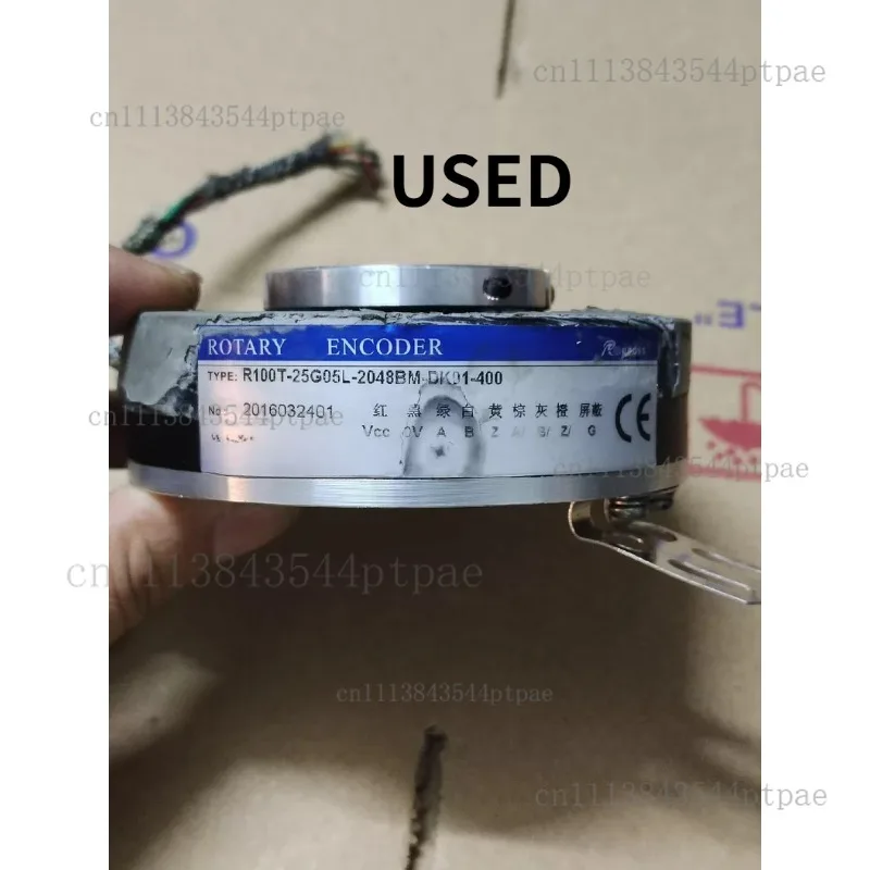 R100t-25g05l-2048bm-dk01-400 Hollow Encoder 25mm 2048 Lines 5v (actual Picture Taken)