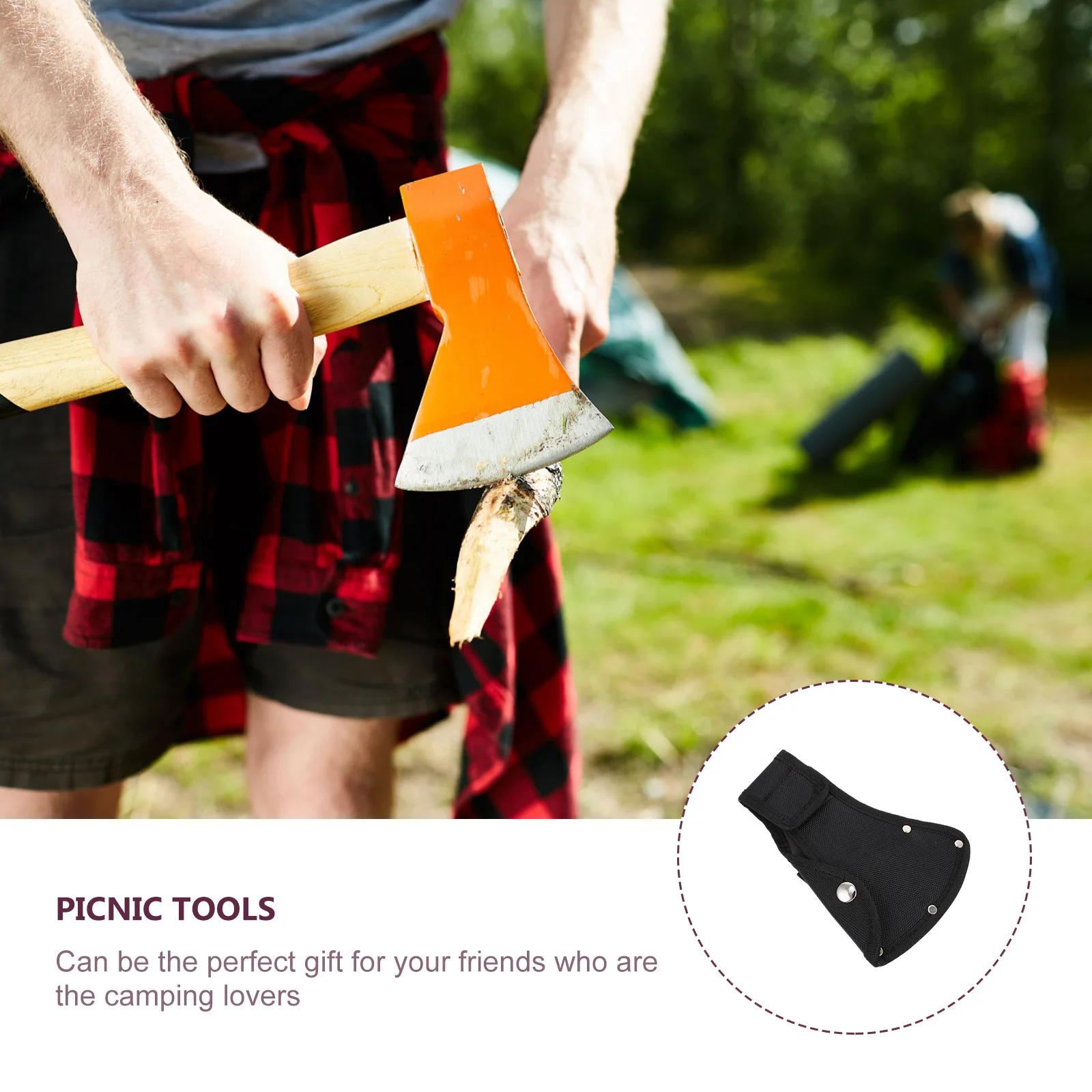 

Protective Axe Cover Nylon Case Durable Thicken Practical Universal Camping Accessory Nylon Case Professional Protective Cover