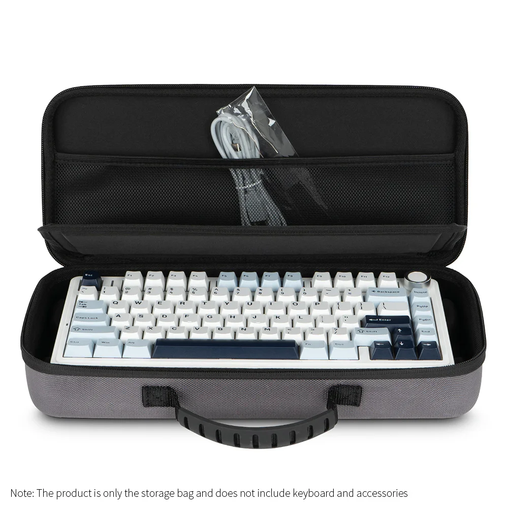 

for ROG Extreme AULA F75 Logitech GPRO X TKL Hard EVA Keyboard Storage Bag Portable Travel Carrying Case Protect Box