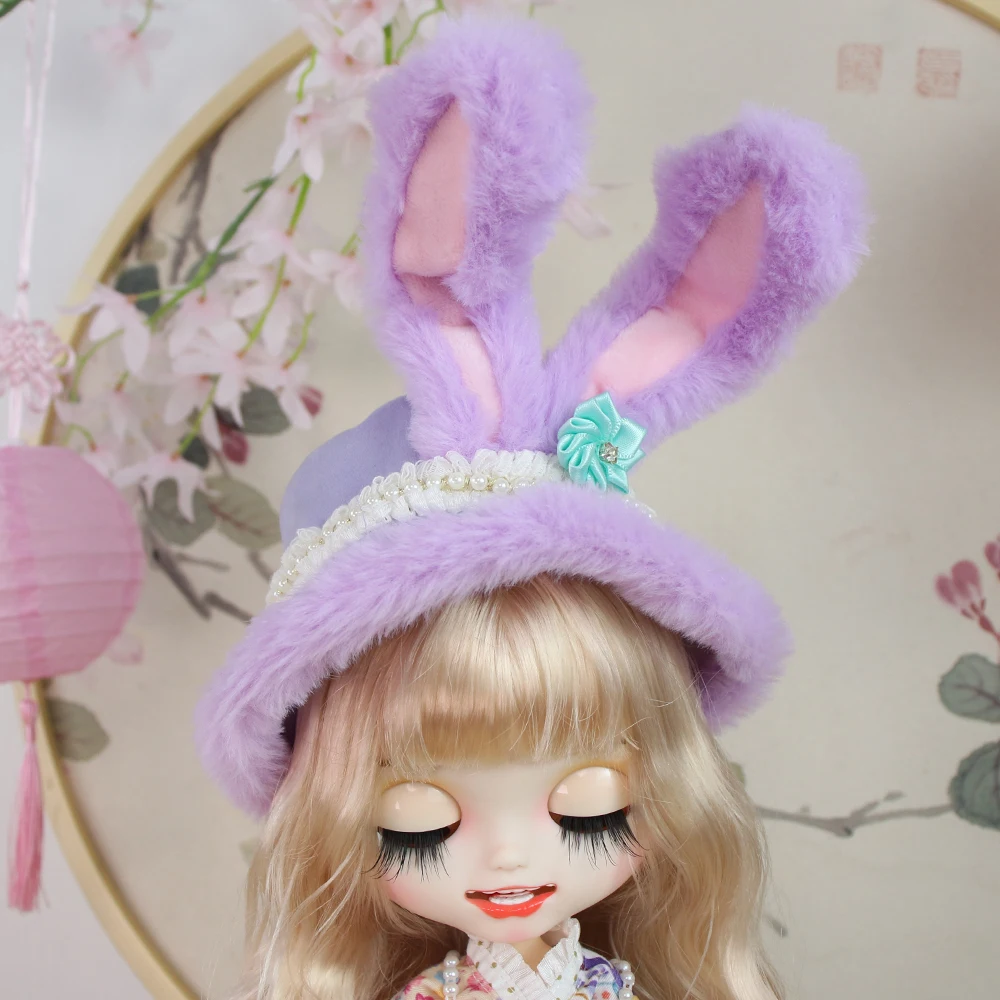 ICY DBS Blyth 1/6 Kimono with Cute Bunny Hat Set Anime Girl BJD