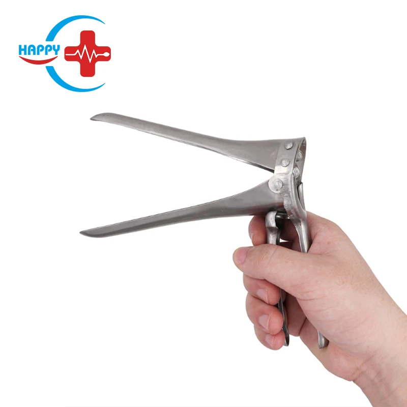 

HC-R049 Stainless Steel Veterinary Instrument Sheep Cattle pig horse etc Vaginal Speculum for animals