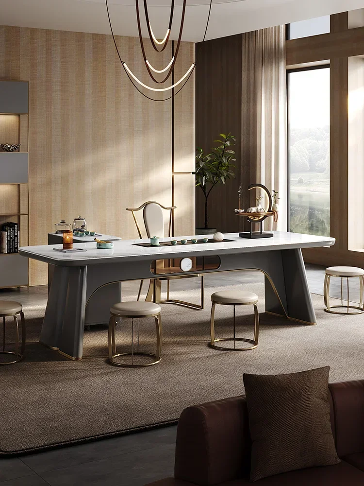 

2025 Long - Lasting Tea Table, Living Room, Office Reception, Large Tea Table And Chair Combination