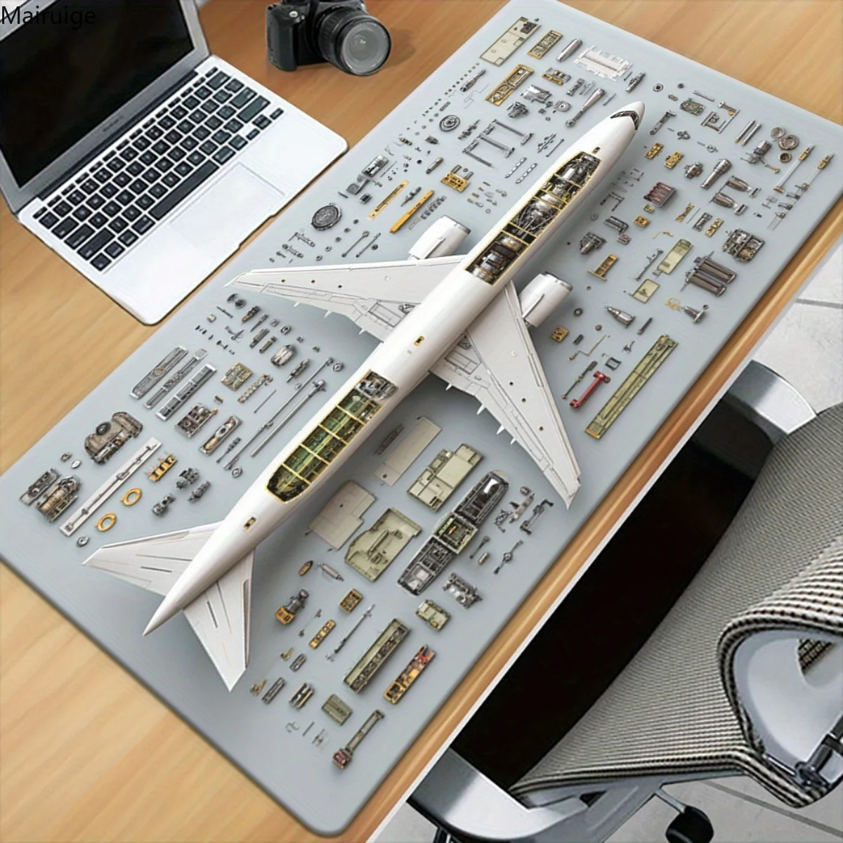 

Aircraft parts Mouse Pad Large Computer Office Game Table Mats XXL Rubber Anti-slip Gaming Keyboard Mousepads Long Desk Pads