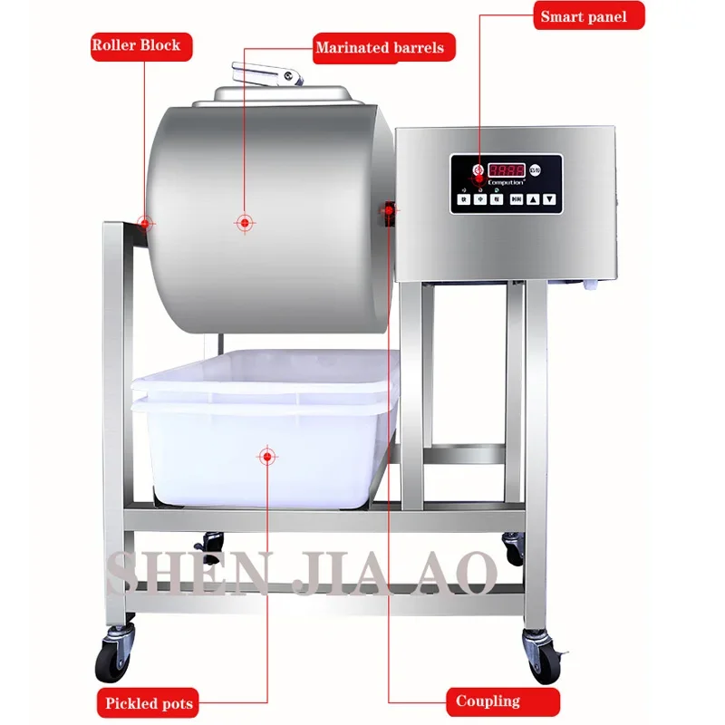 35L Meat Salting Marinated Machine chinese salter machine hamburger shop FAST pickling machine with timer 220v