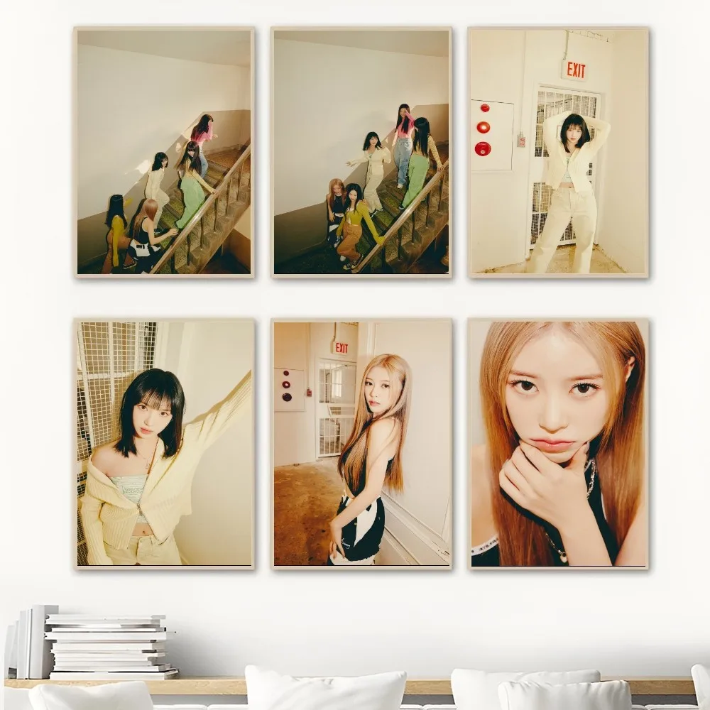 Korea Girl Group ADYA Poster Stickers Bedroom Bedside Wall Hanging Painting Living Room Hotel Cafe Mural Home Decoration