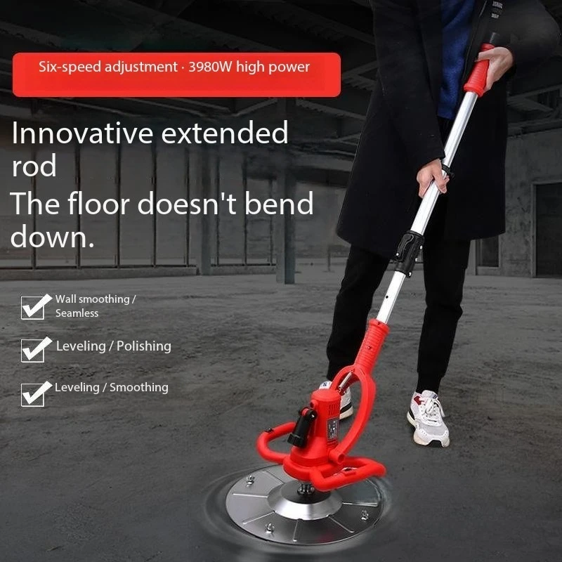 

New electric polisher, concrete collector, 6-speed control