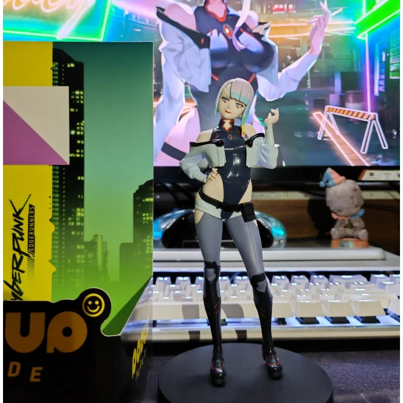 In Stock Gsc Pop Up Parade Cyberpunk Edgerunners Rebecca David Lucy Action Figure Anime Statue Model Collection Doll Toy Gifts