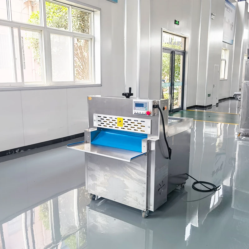 

Commercial Full Automatic Frozen Meat Slicer Stainless Steel Long Service Life Beef Slicing Machine Electric Meat Machine