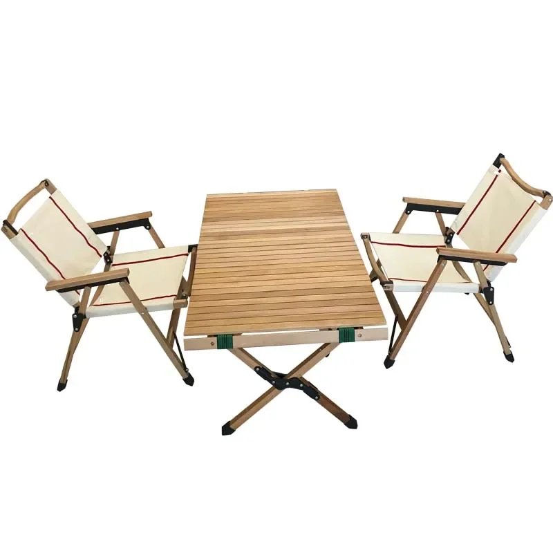Picnic BBQ Table and Chair Set Outdoor Folding