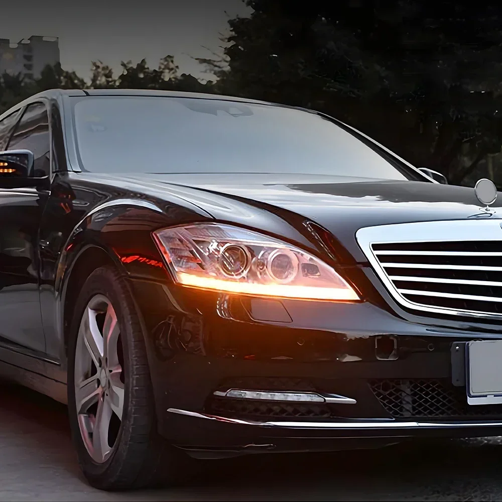 Auto Headlights For Benz S-Class S300 S350 S400 S500 S600 W221 2006-2013 Car Front Lamps Assembly LED Projector Lens Accessories