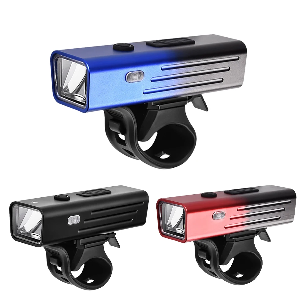 Smart Light Sensing Bike Headlight MTB Bike Front Light Type-C Charging Aluminum Alloy Flashlight Lamp Cycling Accessories
