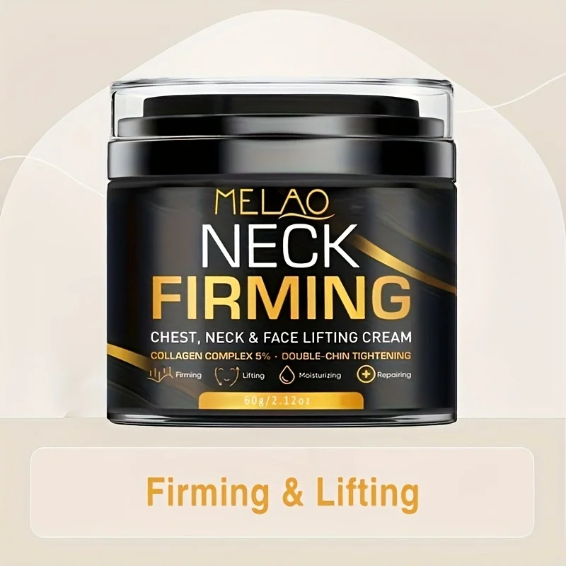 MELAO Neck Firming Cream Facial Moisturizer with Retinol, Collagen peptides & Hyaluronic Acid - Day & Night Hydrating Face Cream