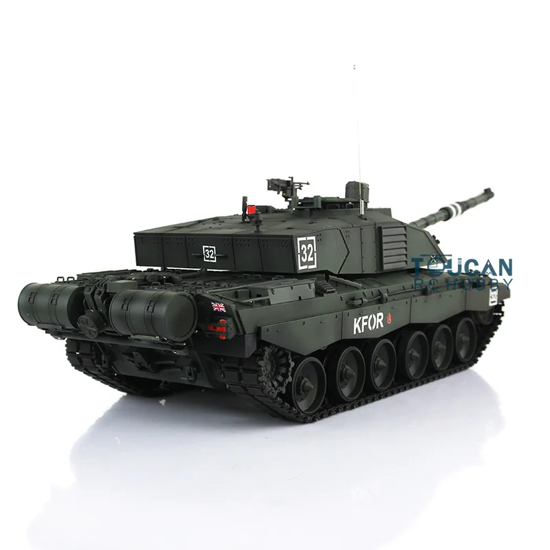 Henglong 1/16 Dark Green 7.0 Challenger II RC Tank 3908 360° Turret Metal Track TH17751-SMT4