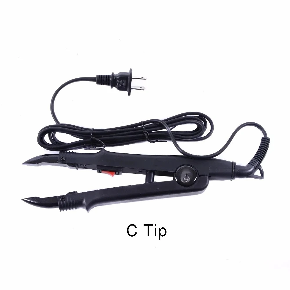 1Pc JR-611 A/B/C Punta Professionale Estensione Dei Capelli Fusione di Ferro Connettore di Calore Bacchetta di Ferro Strumento di Fusione Strumenti di Estensione Dei Capelli