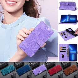 Embossing Magnetic Flip Leather Cover For Motorola Edge 30 40 50 Pro Lite Neo Fusion Wallet Case Moto Edge Plus 2023