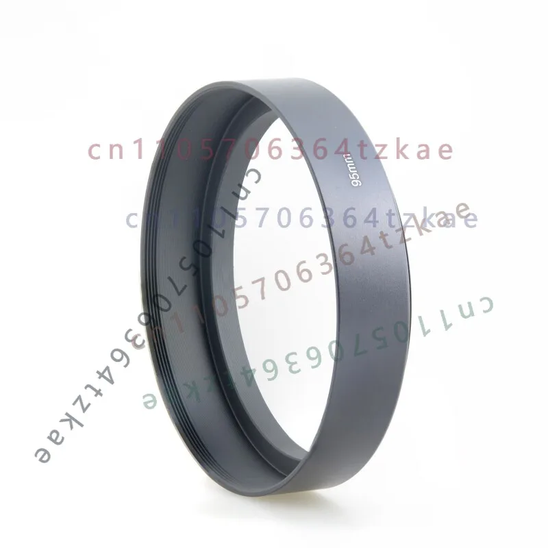 1PCS 95mm Metal Standard Lens Hood Screw-in Straight Lens Hood Universal For Canon for Nikon for Sony 2cm Length