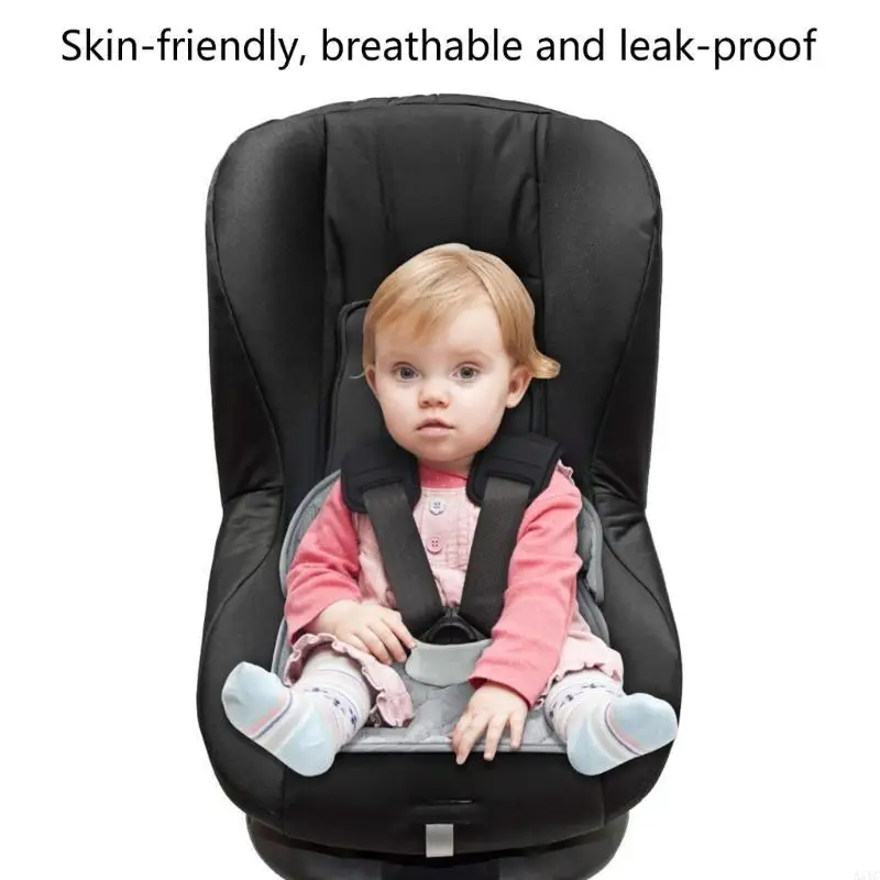 A5YC Travel Friendly Carseat Cushion Foldable Diaper Urine Pad for Children Wear Resistant Fabric Sitting Chair Cushion Mat
