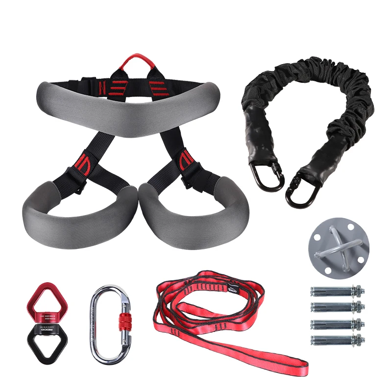 New Design Yoga Set Yoga Bungee Jumping Fitness Harness for Fitness Bungee Cords
