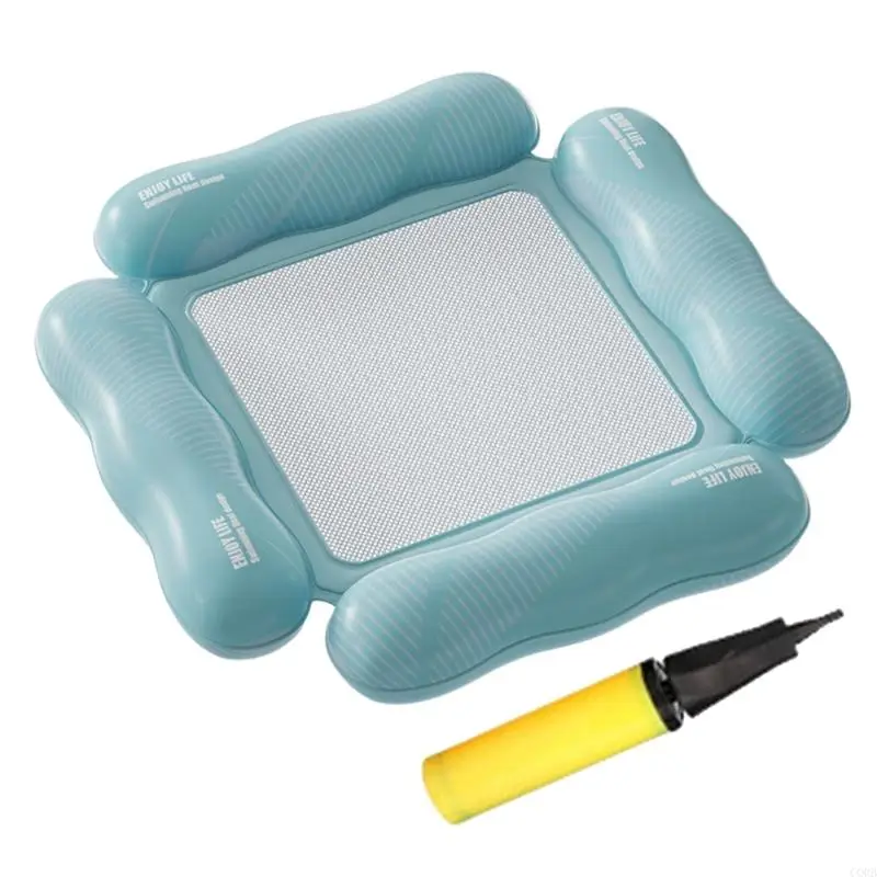 CORB Foldable Air Mattress For Swimming Pools Lakes And Beach Relaxation With High Weight Limit