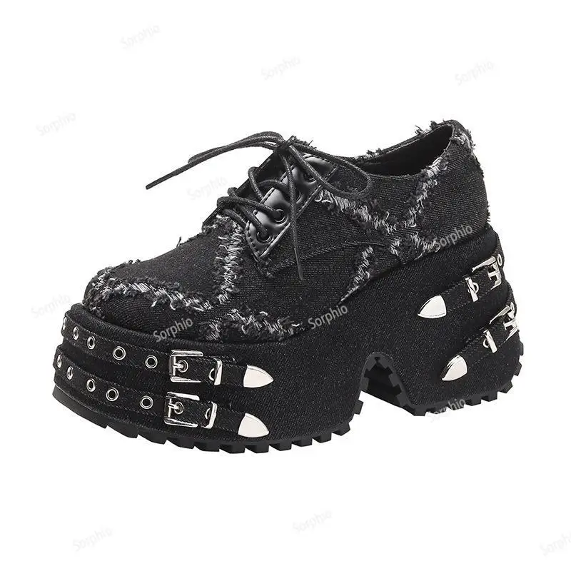 

Мужские мотоциклетные ботинки в британском стиле, кожаные уличные ботинки в стиле ретро-панк, металлическая нишевая дизайнерская женская обувь с низким верхом, базовая обувь на платформе, 2023