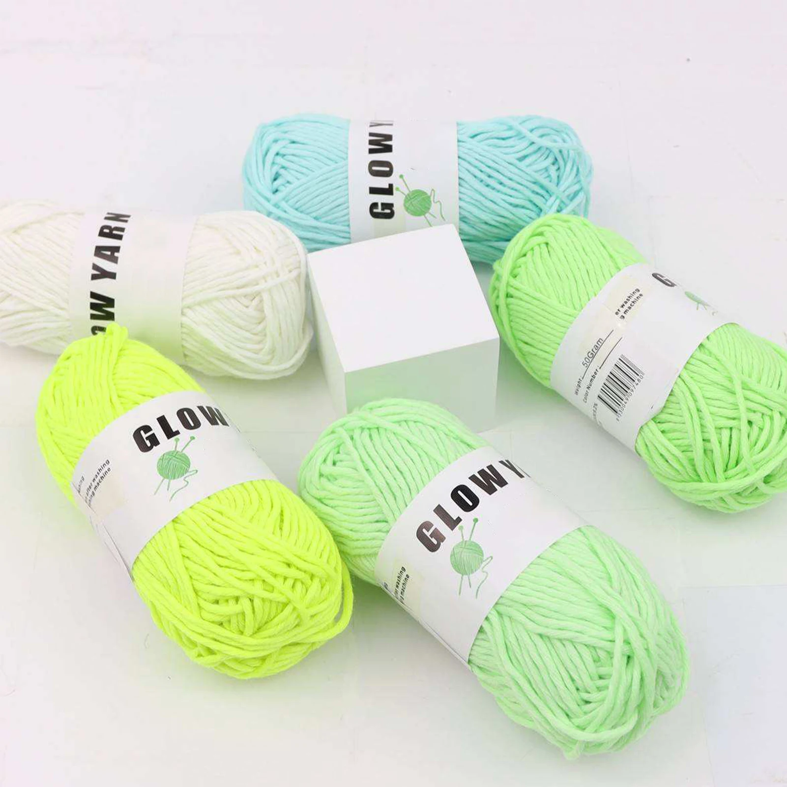 Luminous Knitting Yarn Glowing In The Dark Knitting Accessories Sewing Tailoring Supplies DIY Handmade Crafts Carpet Sweater Hat