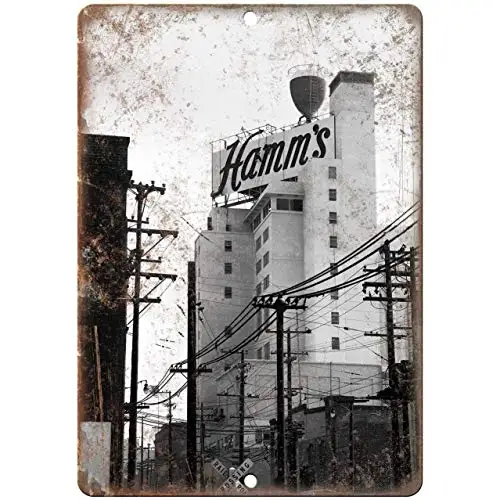 

Hamm's Beer Vintage Brewery Photo Vintage Breweriana Reproduction E78 Wall Poster Tin Sign Vintage BBQ Restaurant Dinner Room C