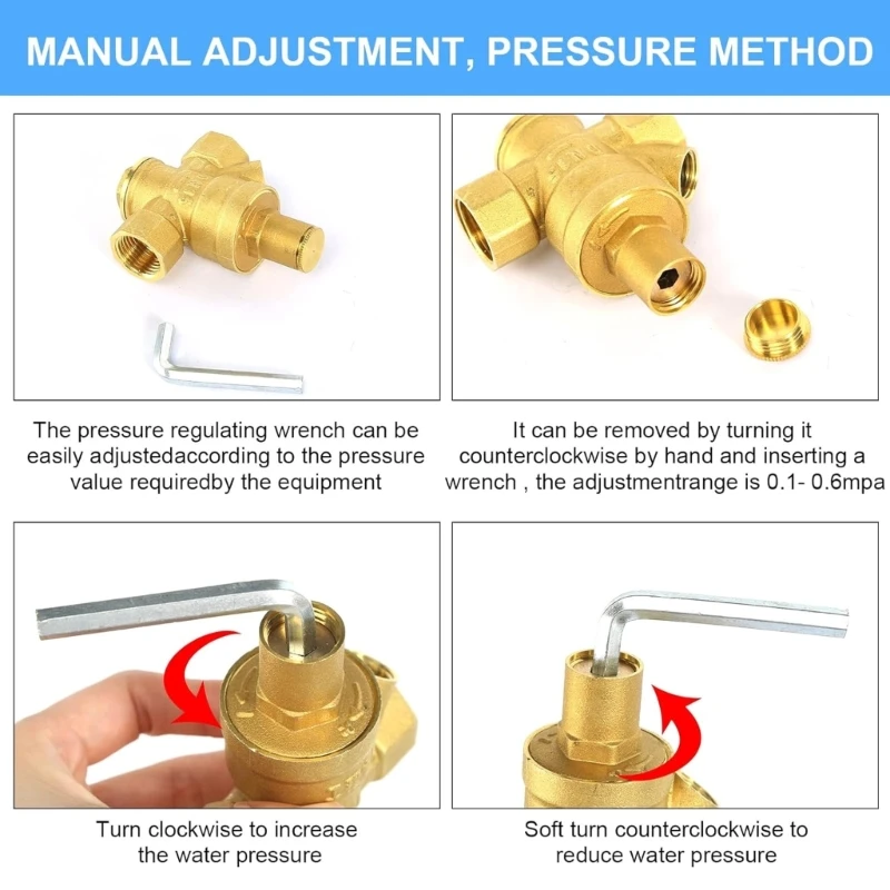 Giải pháp điều chỉnh áp suất đồng thau inch DN15 cho các môi trường khác nhau
