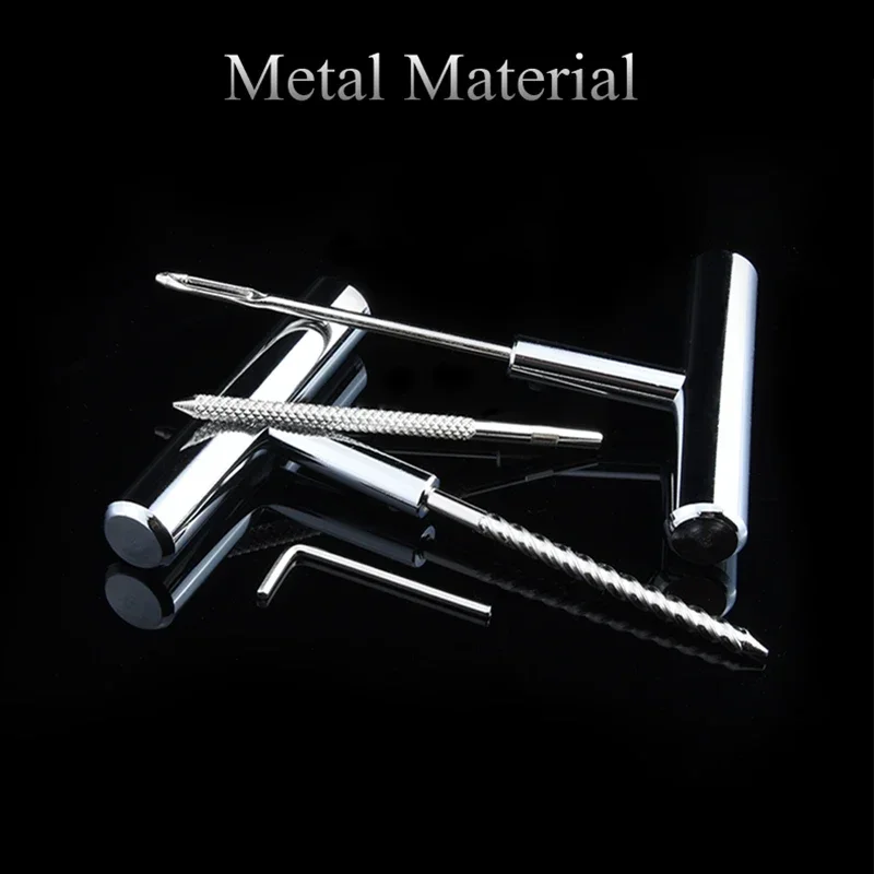 1 مجموعة/11/12 قطعة طقم تصليح الإطارات سيارة دراجة نارية الطوارئ الثقيلة لايحتاج الإطارات ثقب المهنية طقم تصليح التوصيل مجموعة