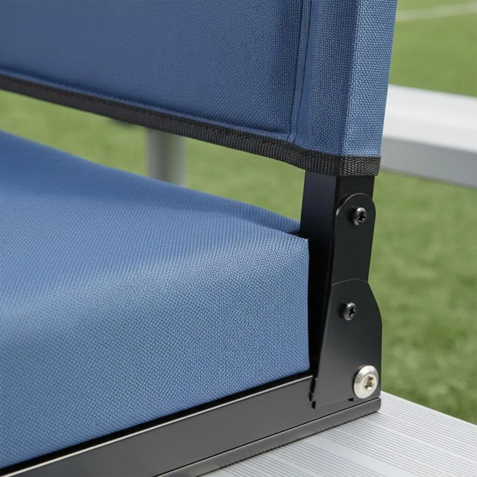 Folding Stadium Seat with Back Support Foldable Portable Bleacher Chair Cushion