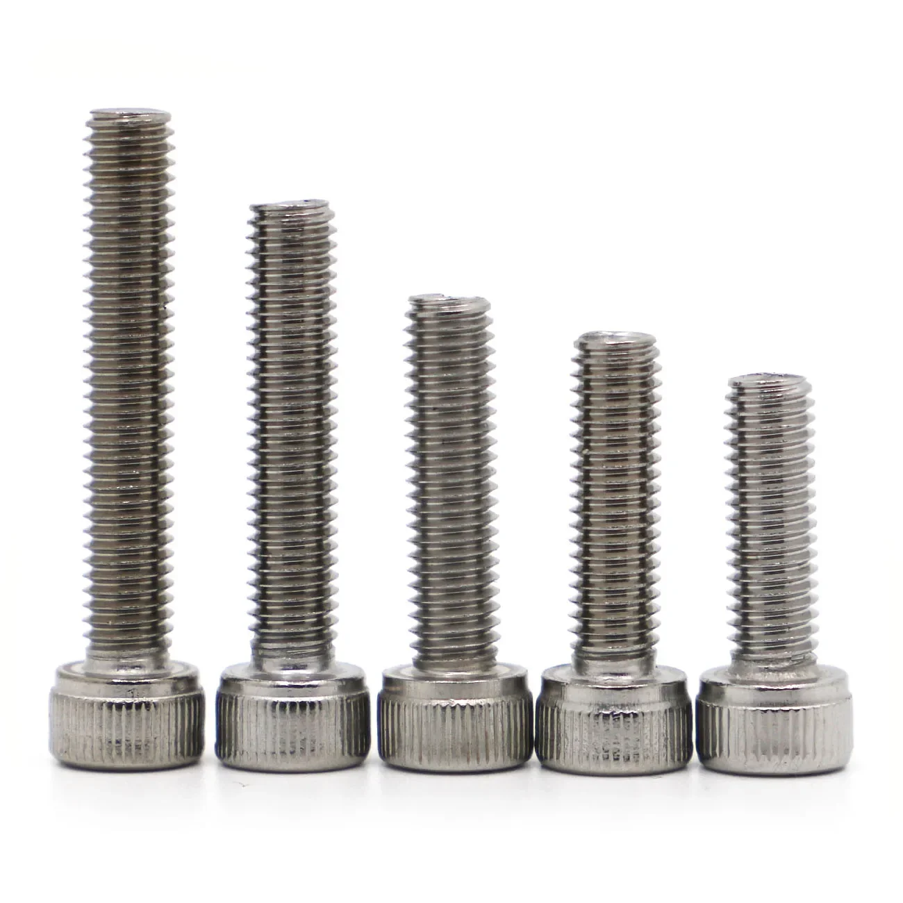 DIN912 M1.4 M1.6 M2 M2.5 M3 M4 M5 M6 M8 M10 304 Stainless Steel Metric Thread Hex Socket Cap Head Screw Bolts