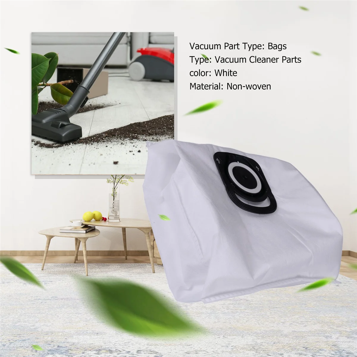 Bolsa de filtración de polvo para Rowenta ZR200720, higiene y cuidado de animales, antiolor, 10 piezas