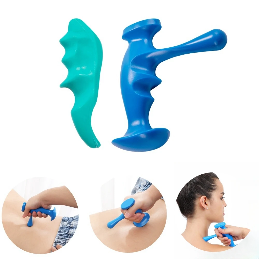 T-shaped Acupoint Massager Thumb Finger Press Trigger Point Handheld Physical Therapy Tools Body Deep Tissue Relax Relief Pain