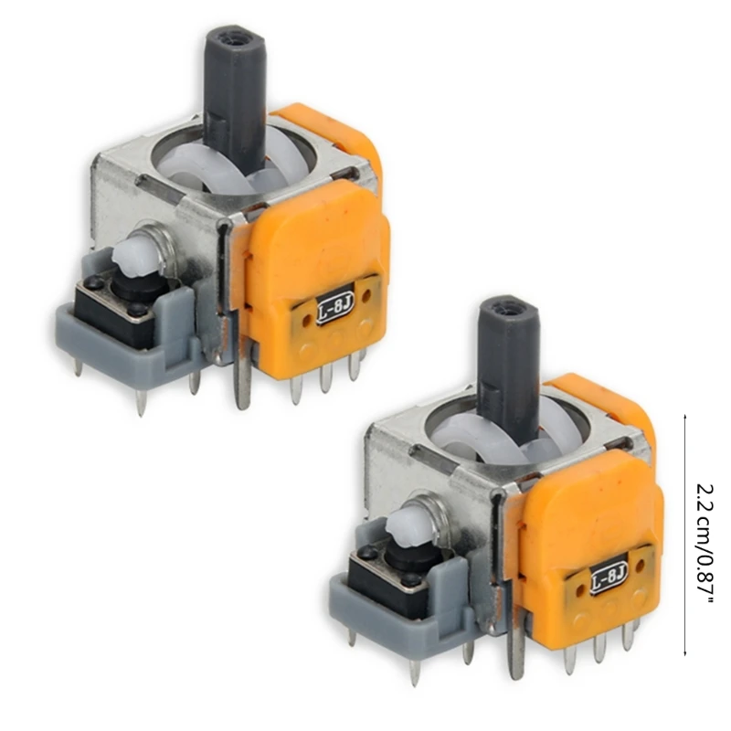 2Pcs Effect Joystick Modul Analog Analog Wireless Controller Ersatz Thumb-Stick Drop verschiffen