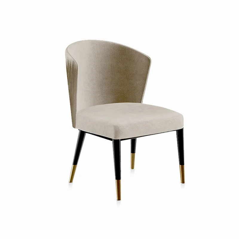 

Dining chair light luxury high-end fabric seat