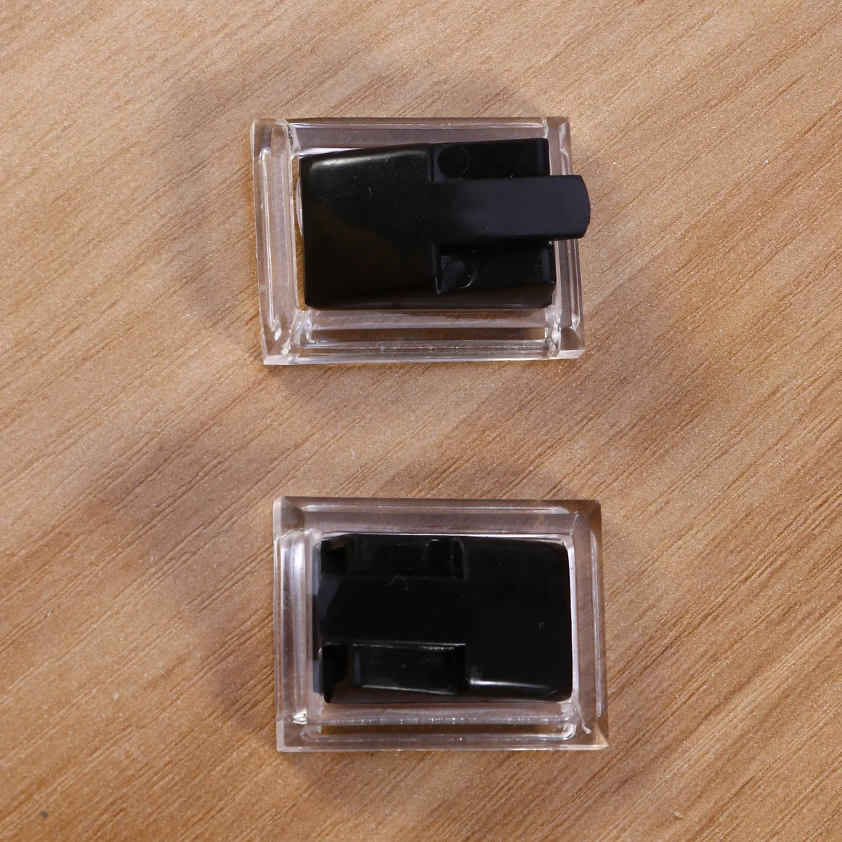 

5Pcs Acrylic Ring Display Stand Cuboid Shape Transparent Crystal Clear Compact Jewelry Showcase Rack for Store Home