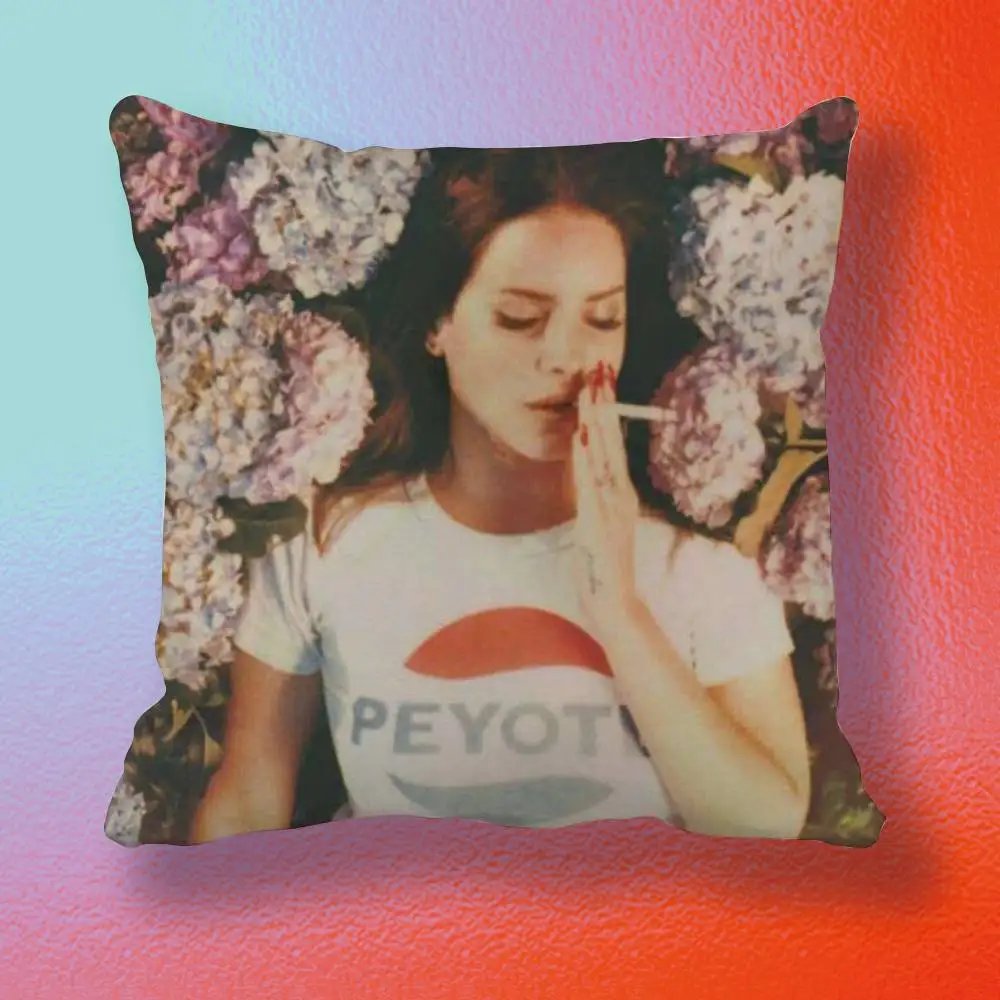 Lanas-w-Del-R-Rey   Pillow cover gift High definition digital printing,Surprise vivid pattern Household.