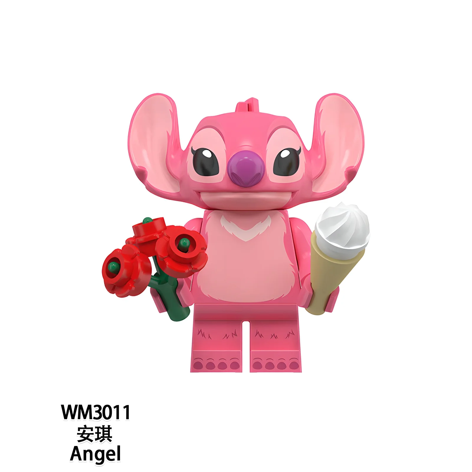 شخصيات ديزني ليلو وستيتش WM6219، بما في ذلك سايبر، آنجل، إيفيل، ريوبين، وووبس، ليروي، هدية إبداعية قابلة للجمع